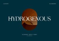 Hydrogenous Font - Featured Image