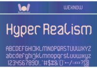 Hyper Realism Font - Featured Image