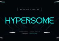 Hypersome Font - Featured Image