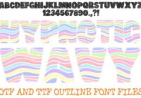 Hypnotic Wavy Font - Featured Image
