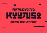 Hyunso Korean Style Font - Featured Image