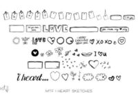I Heart Sketches Font - Featured Image