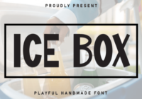 Ice Box Font - Featured Image