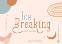 Ice Breaking Font - Featured Image