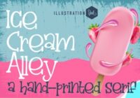 Ice Cream Alley Font - Featured Image