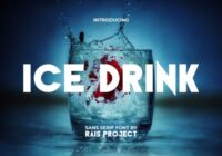 Ice Drink Font - Featured Image