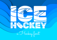 Ice Hockey Font - Featured Image