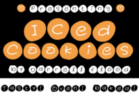 Iced Cookies Font - Featured Image
