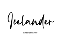 Icelander Font - Featured Image