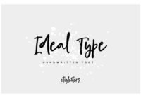 Ideal Type Font - Featured Image