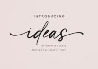 Ideas Font - Featured Image
