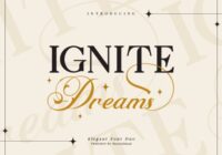 Ignite Dreams Font - Featured Image