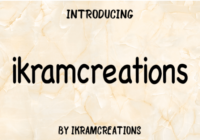 Ikramcreations Font - Featured Image