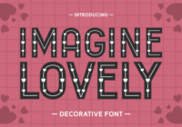 Imagine Lovely Font - Featured Image