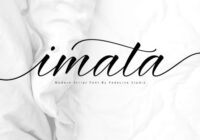 Imata Script Font - Featured Image