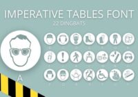 Imperatives Tables Font - Featured Image