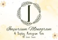 Imperium Monogram Font - Featured Image