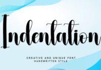 Indentation Font - Featured Image