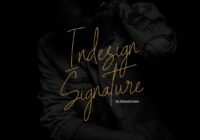 Indesign Signature Font - Featured Image
