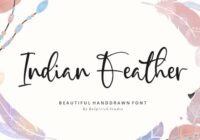 Indian Feather Font - Featured Image