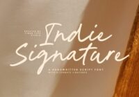 Indie Signature Font - Featured Image