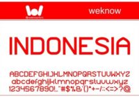 Indonesia Font - Featured Image