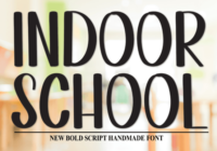 Indoor School Font - Featured Image