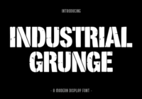 Industrial Grunge Font - Featured Image
