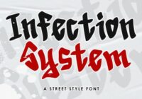 Infection System Font - Featured Image