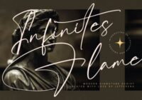 Infinites Flame Font - Featured Image