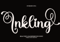 Inkling Font - Featured Image
