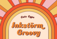 Inkstorm Groovy Font - Featured Image