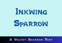 Inkwind Sparrow Font - Featured Image
