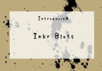 Inky Blots Font - Featured Image