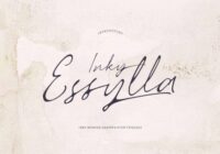 Inky Essylla Font - Featured Image