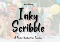 Inky Scribble Font - Featured Image