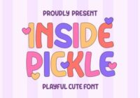 Inside Pickle Font - Featured Image