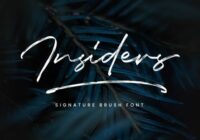 Insiders Font - Featured Image