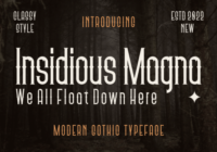 Insidious Magna Font - Featured Image
