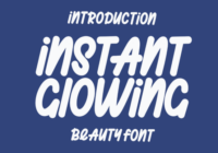 Instant Glowing Font - Featured Image