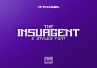 Insurgent Font - Featured Image