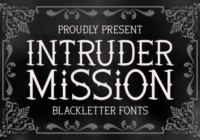 Intruder Mission Font - Featured Image