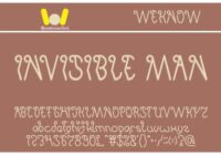 Invisible Man Font - Featured Image