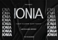 Ionia Font - Featured Image