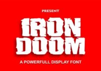 Iron Doom Font - Featured Image
