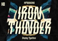 Iron Thunder Font - Featured Image