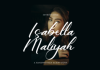 Isabella Maliyah Font - Featured Image