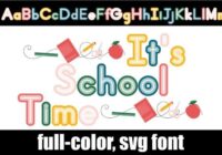 It's School Time Font - Featured Image