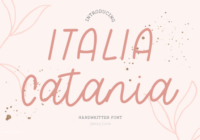 Italia Catania Font - Featured Image
