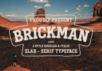Itbrickman Regular Font - Featured Image